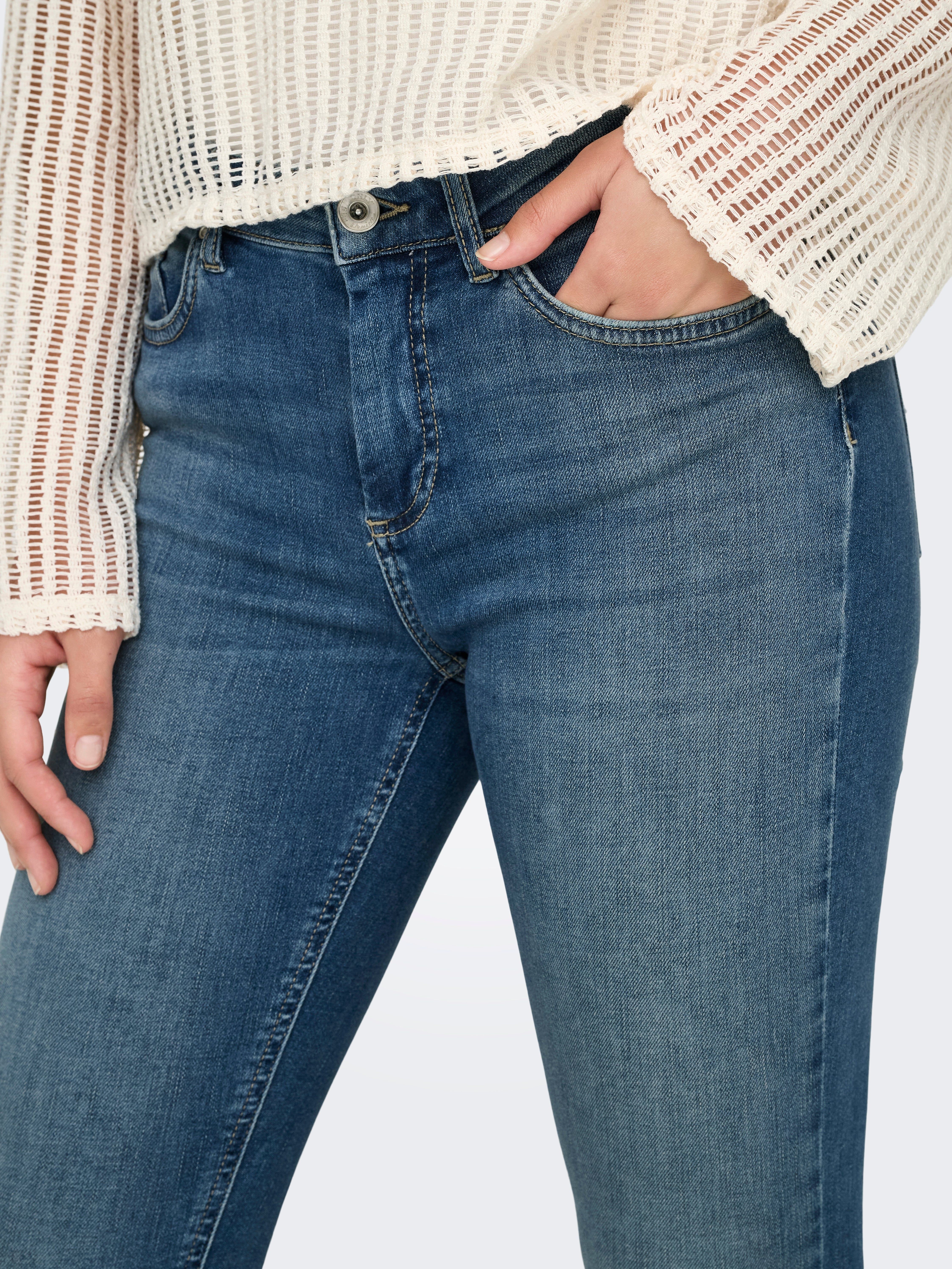 ONLBLUSH Mittlere Taille Skinny Fit Jeans Special Blue Grey Denim
