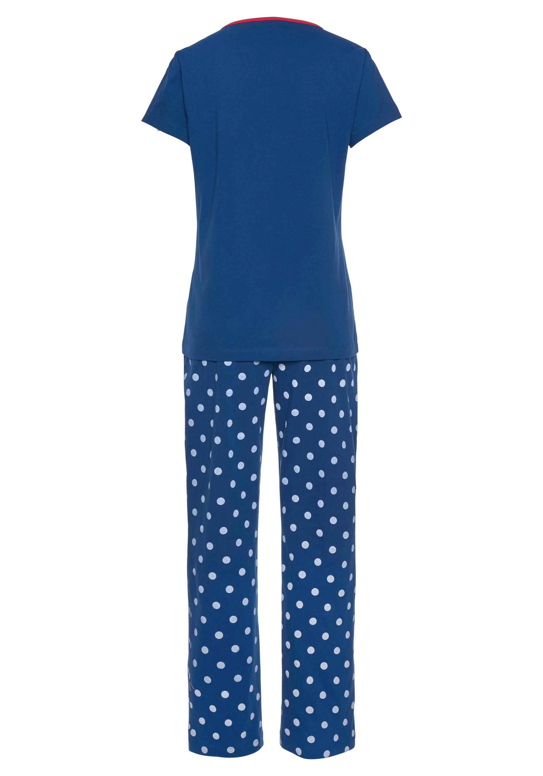 Peanuts Pyjama, 2 Stk. mit Snoopy-Druck und Pünktchen-Hose