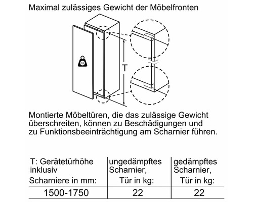 Bosch GIN81ACE0 vriezer, afmetingen (B x H x D): 55,8 x 177,2 x 54,5 cm, vriesvak: 212 l