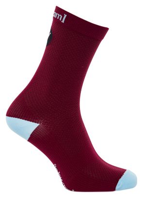 Paire de Chaussettes LeBram Roselend Rouge Prune