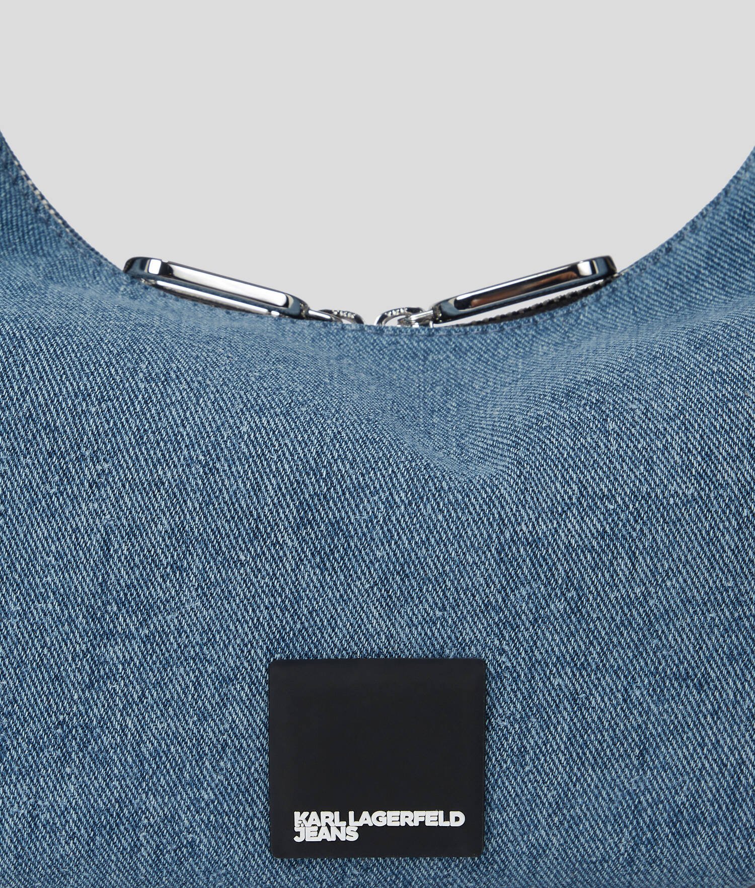 SAC BESACE EN DENIM AVEC LOGO KLJ ENCADRÉ