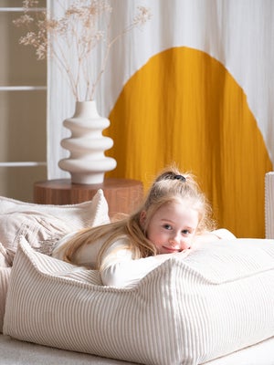 Wigiwama Kvadrat Puff, Marshmallow