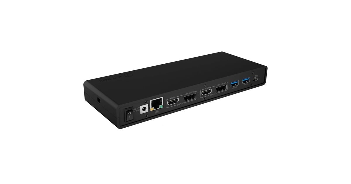 ICY BOXIB-DK2245AC dockingstation  (Grijs)