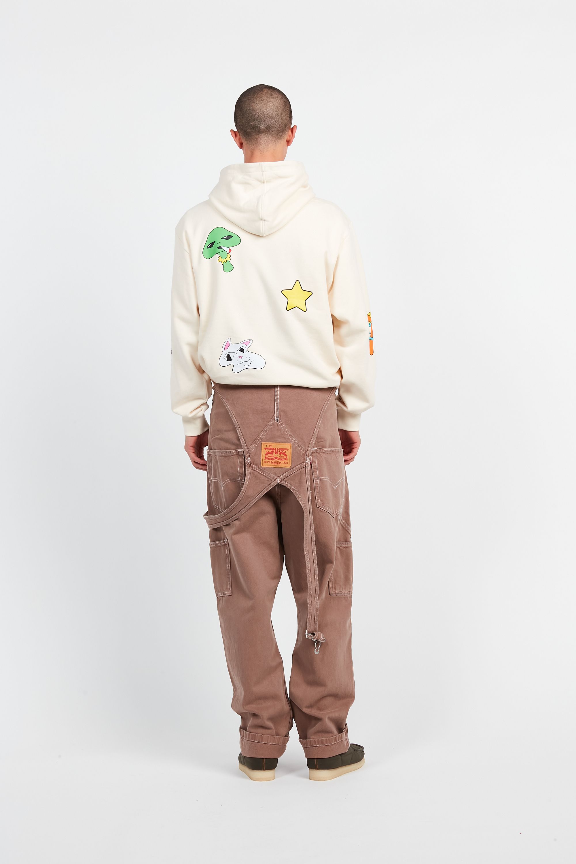 RIPNDIP Hoodie Shroom Mania Beige