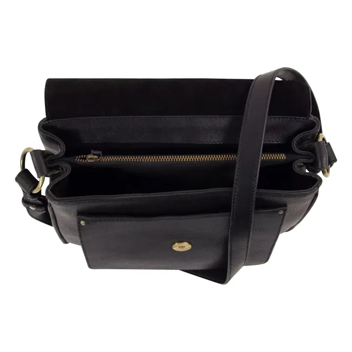 Sessùn Sac Niu Tano Cuir | Noir
