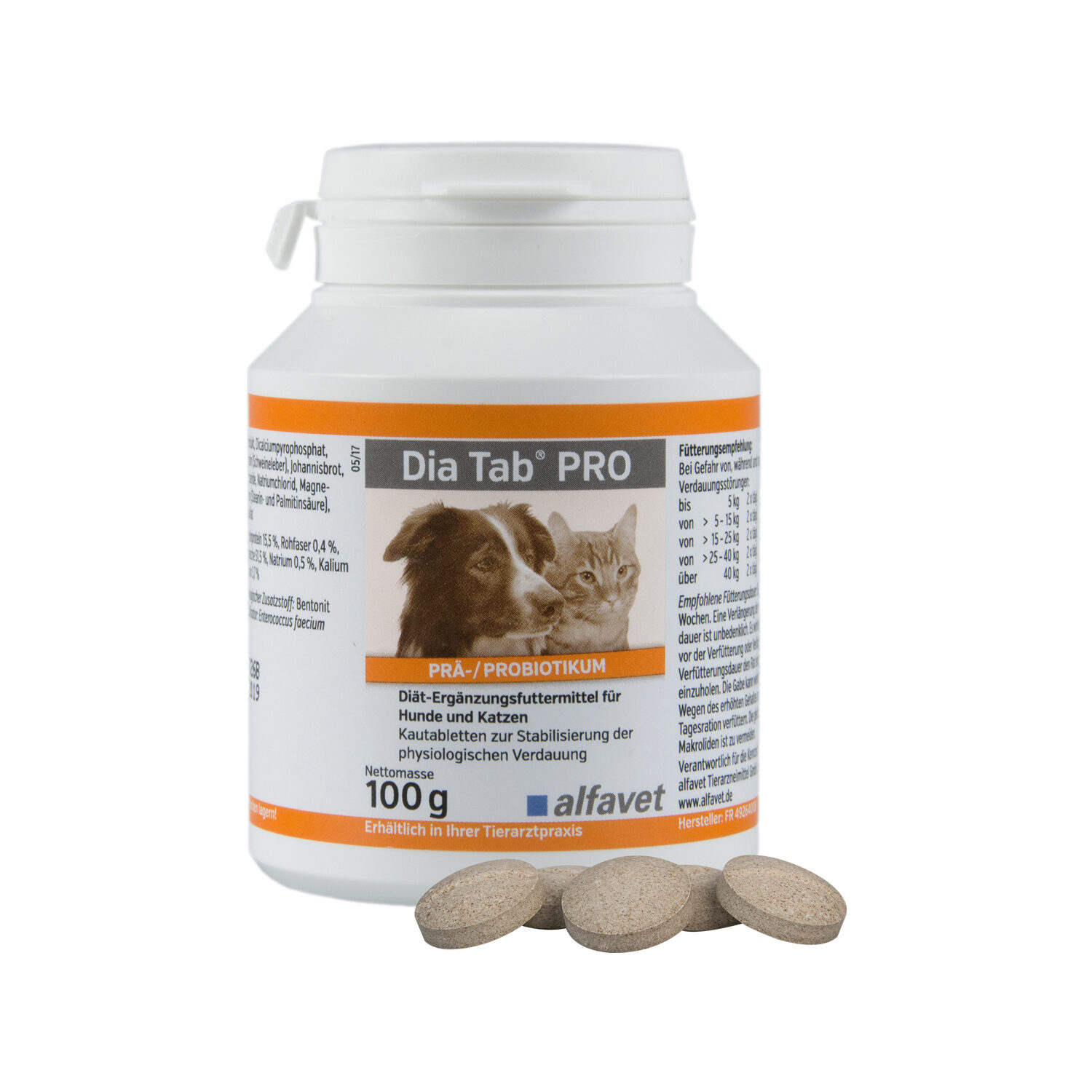 Dia Tab PRO Kauwtabletten 100 g