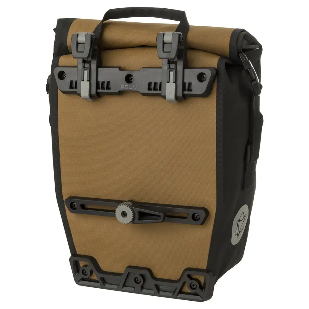 AGU Clean Single Shelter Click'nGo Medium 17L Fietstas Bruin