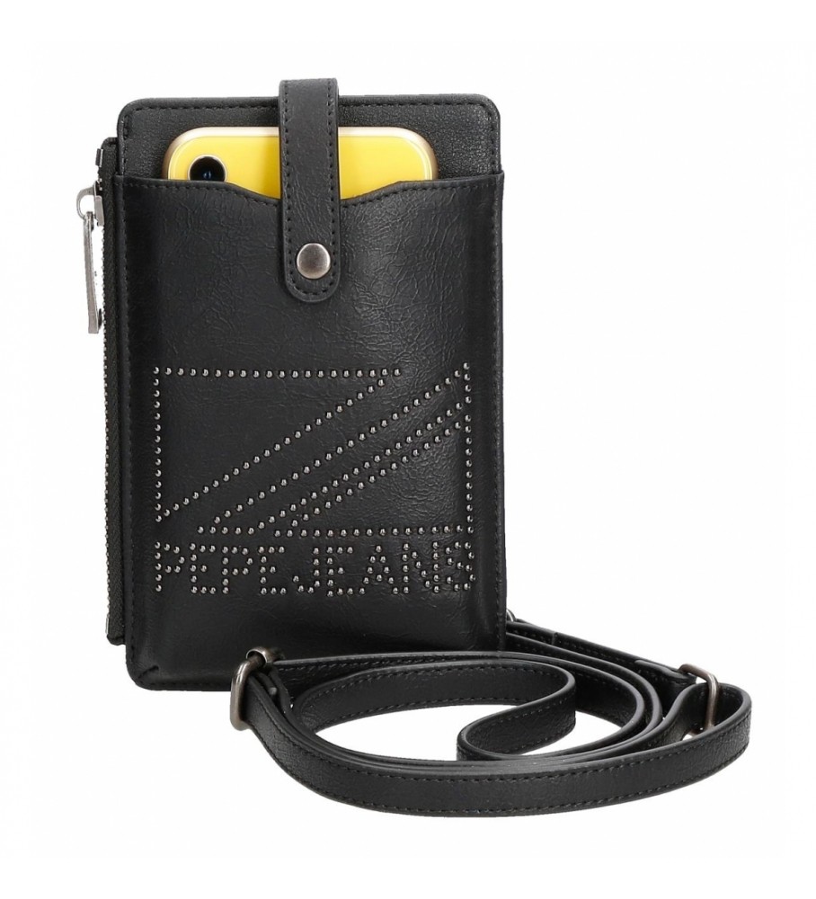 Bolsa de ombro para celular Pepe Jeans Donna preta