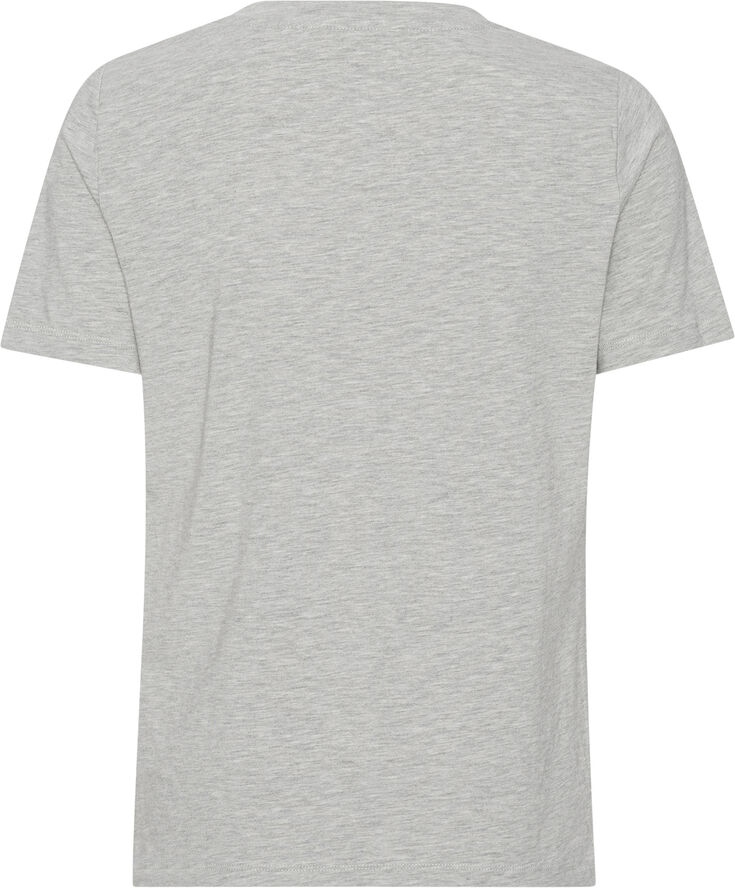 A-VIEW Stabil top s/s Light grey melange