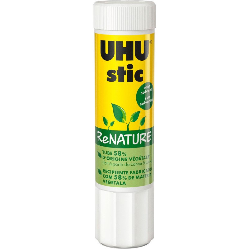 Colle bâton UHU Renature 40 g