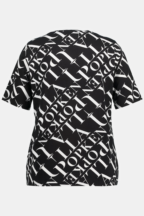T-Shirt, Logo Druck, Classic, 1/2-Arm