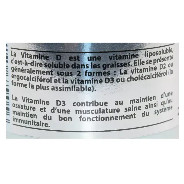 Vit'all+ Vitamina D3 2000 UI 250 cápsulas oleosas