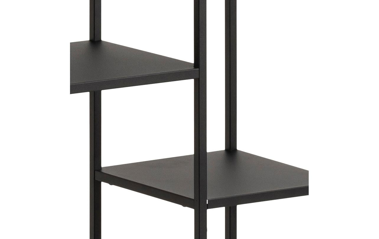 Regal Newcastle 79,5 x 30 x 165 cm, Schwarz<br>Bücherregal