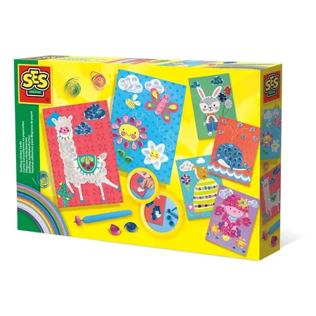 SES Creative Quilling-Aufkleberkarten
