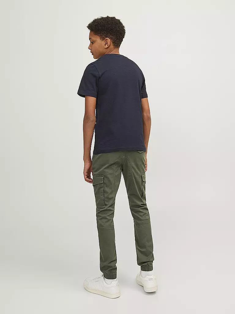 JACK & JONES Jungen Cargohose JJIPAUL JJFLAKE olive