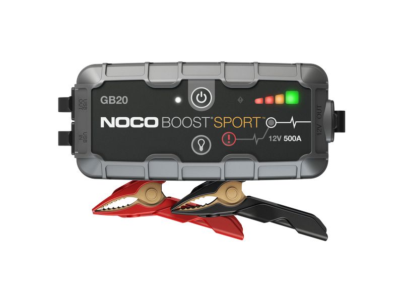 Noco Starterbatterie mit Ladefunktion GB20 12 V 500A Starterbooster und Powerbank, 12 V, 2'000 mAh