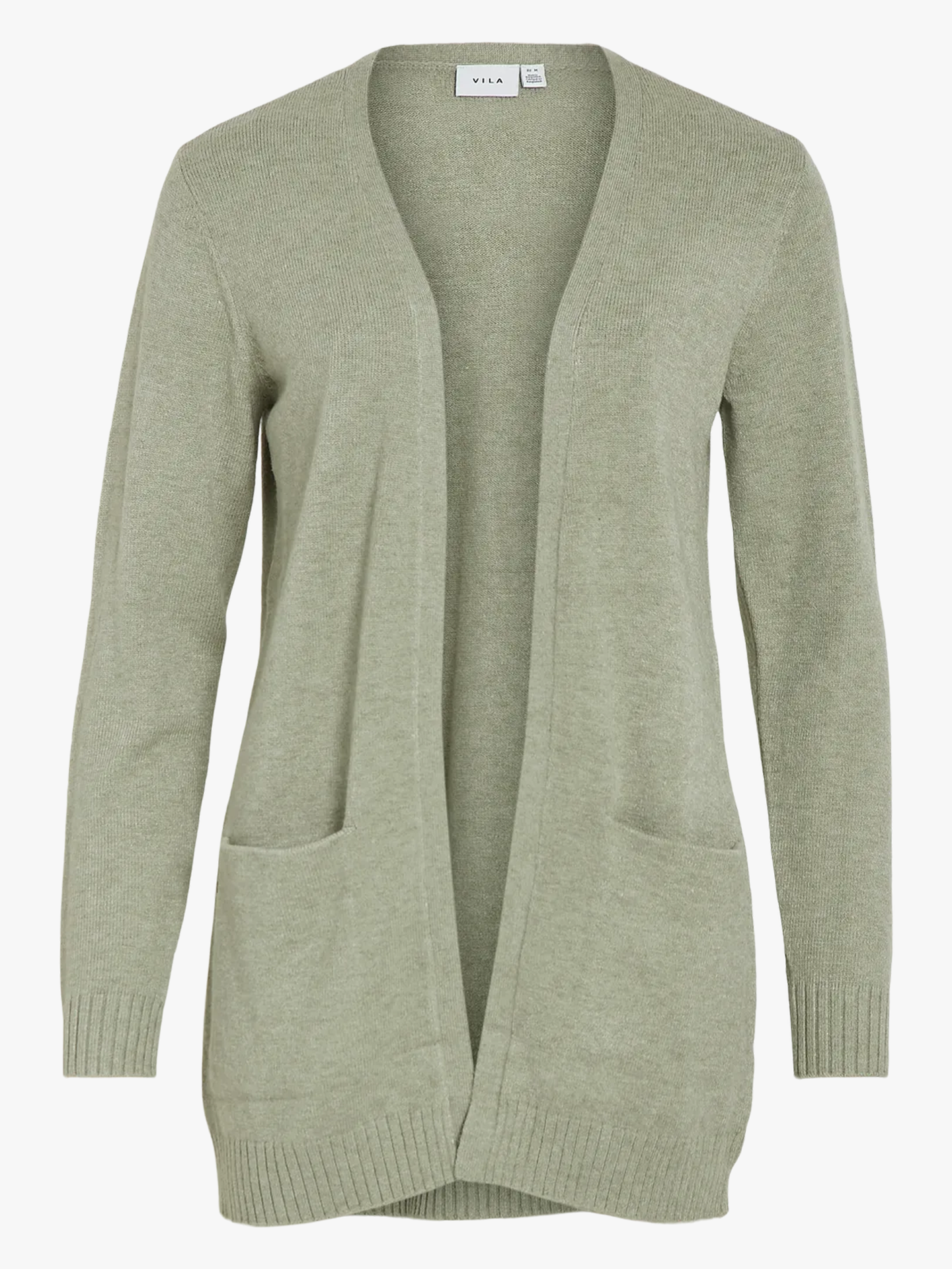 Viril Open Long Sleeve Knit Cardigan
