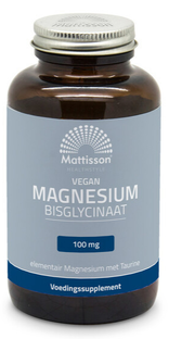 Mattisson HealthStyle Magnesium Bisglycinaat 100mg Tabletten 180TB
