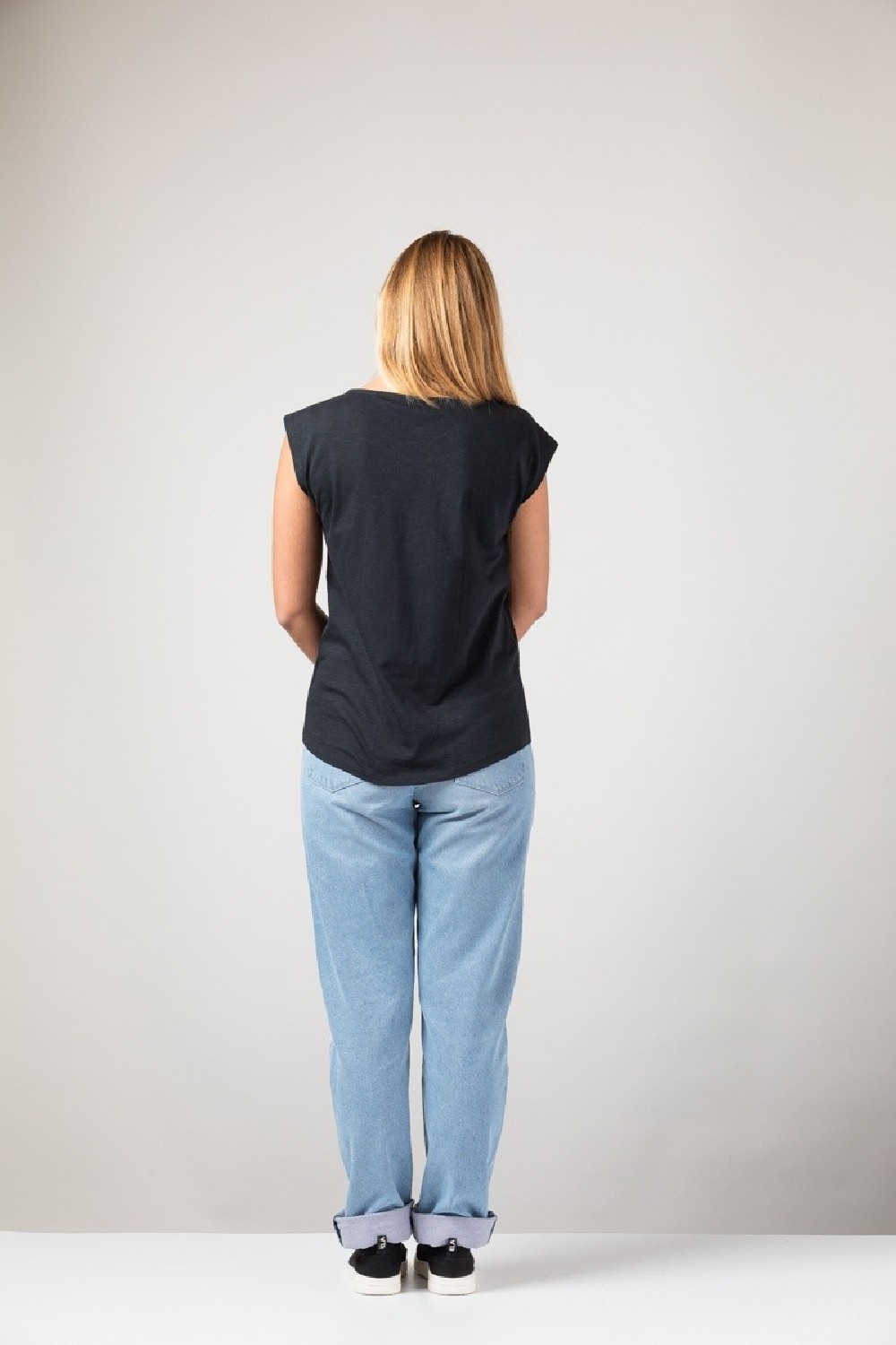 WE ARE ZRCL Damen Two Shirt Basic Black