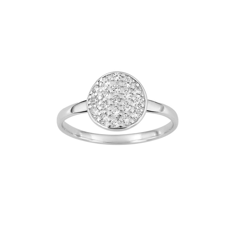 Bague femme - Oxyde de zirconium - Argent 925