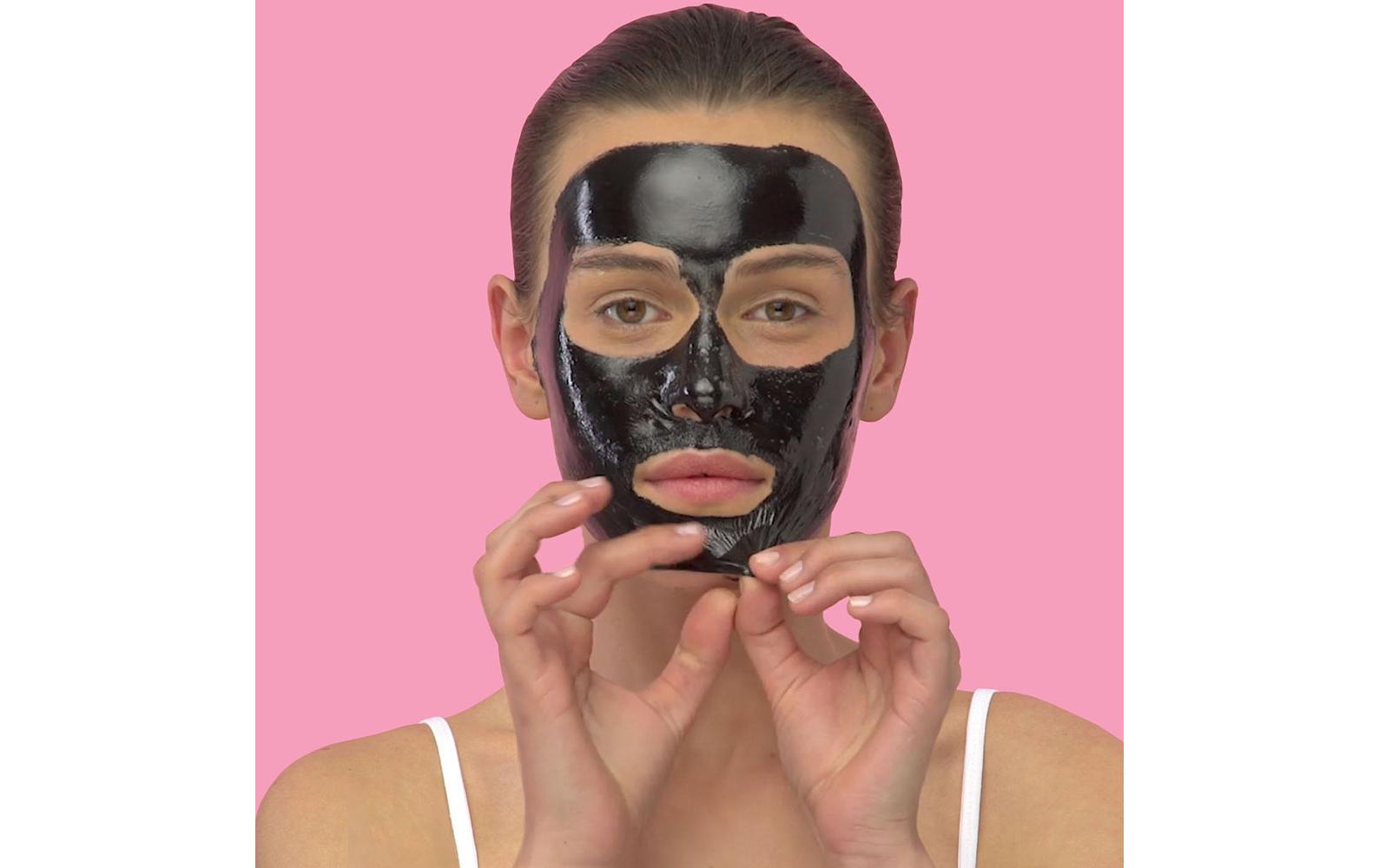 Gesichtsmaske Charcoal Peel-Off 1 StückReinigende flüssige Gesichtsmaske