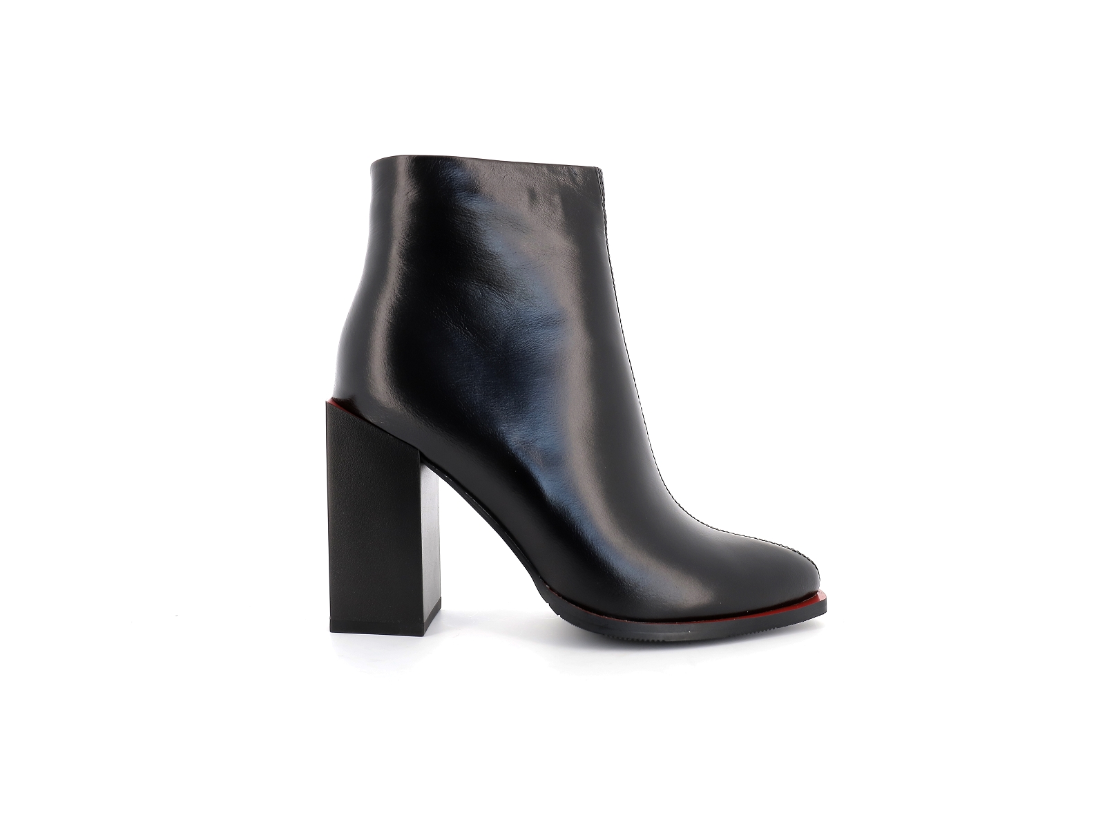 Metamorf ose-KABOURET Cuir Noir Rouge