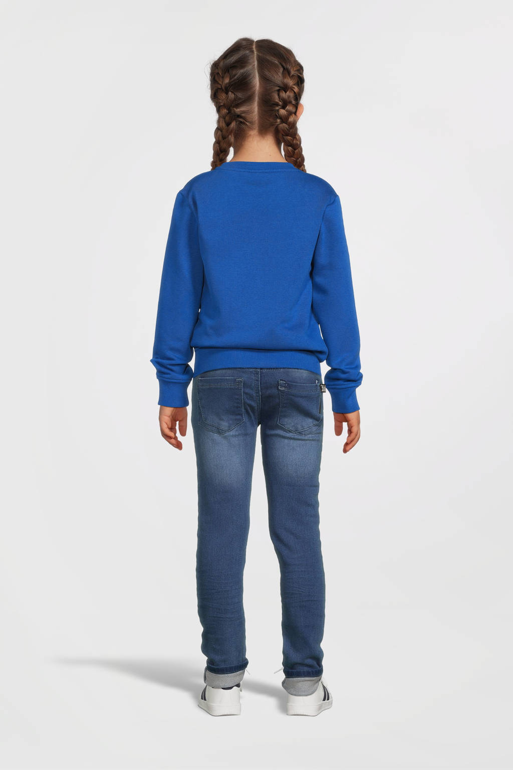 Cars sweater LIAN met printopdruk kobaltblauw