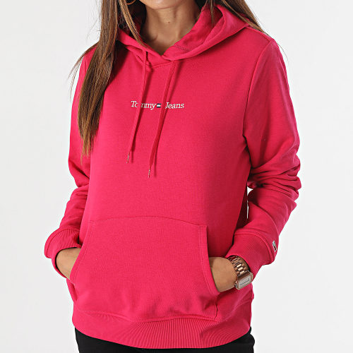 Sweat Capuche Femme Regular Serif Linear 5649 Rose