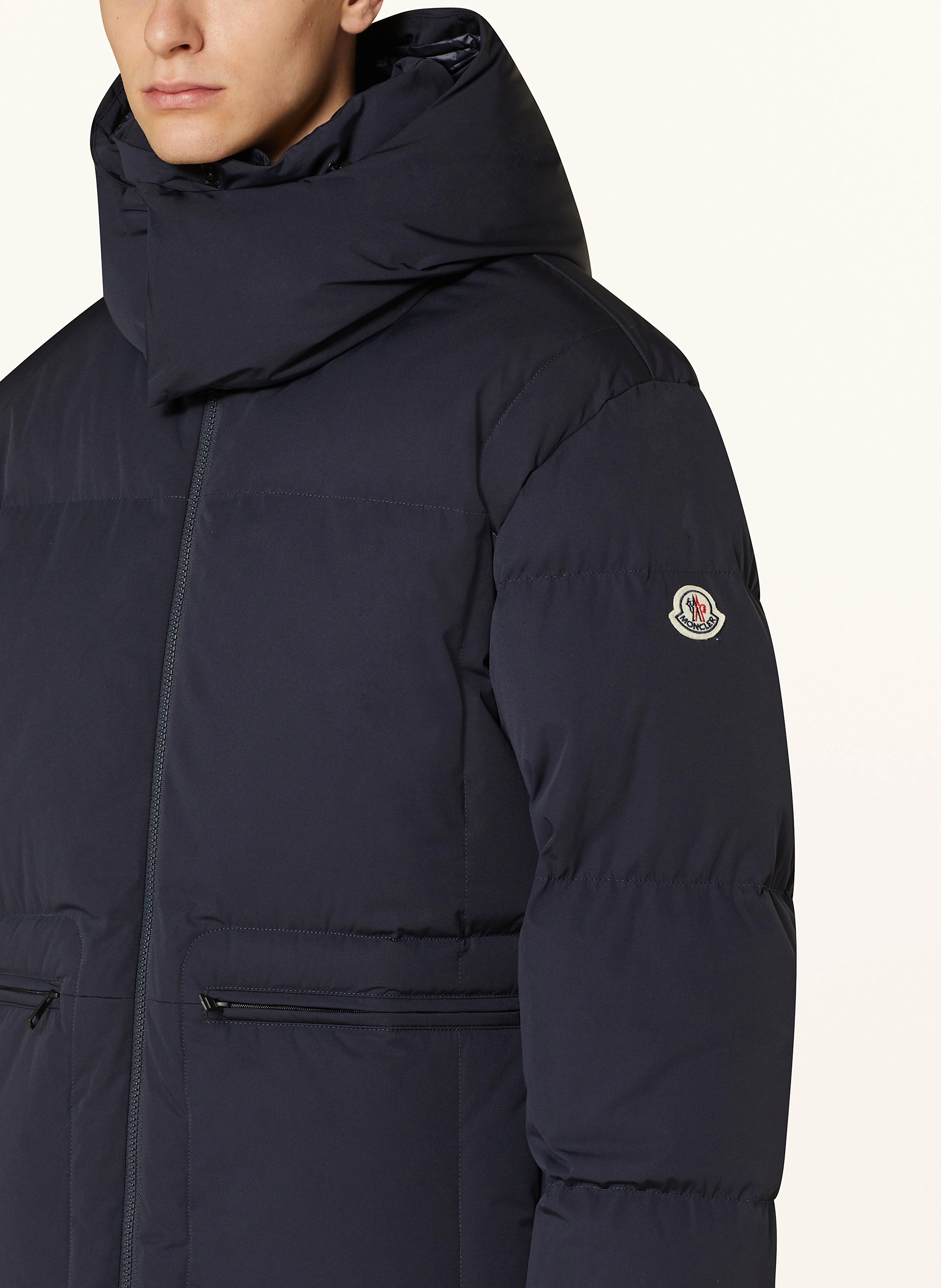 MONCLER Daunenjacke HABAGAT mit abnehmbarer Kapuze
