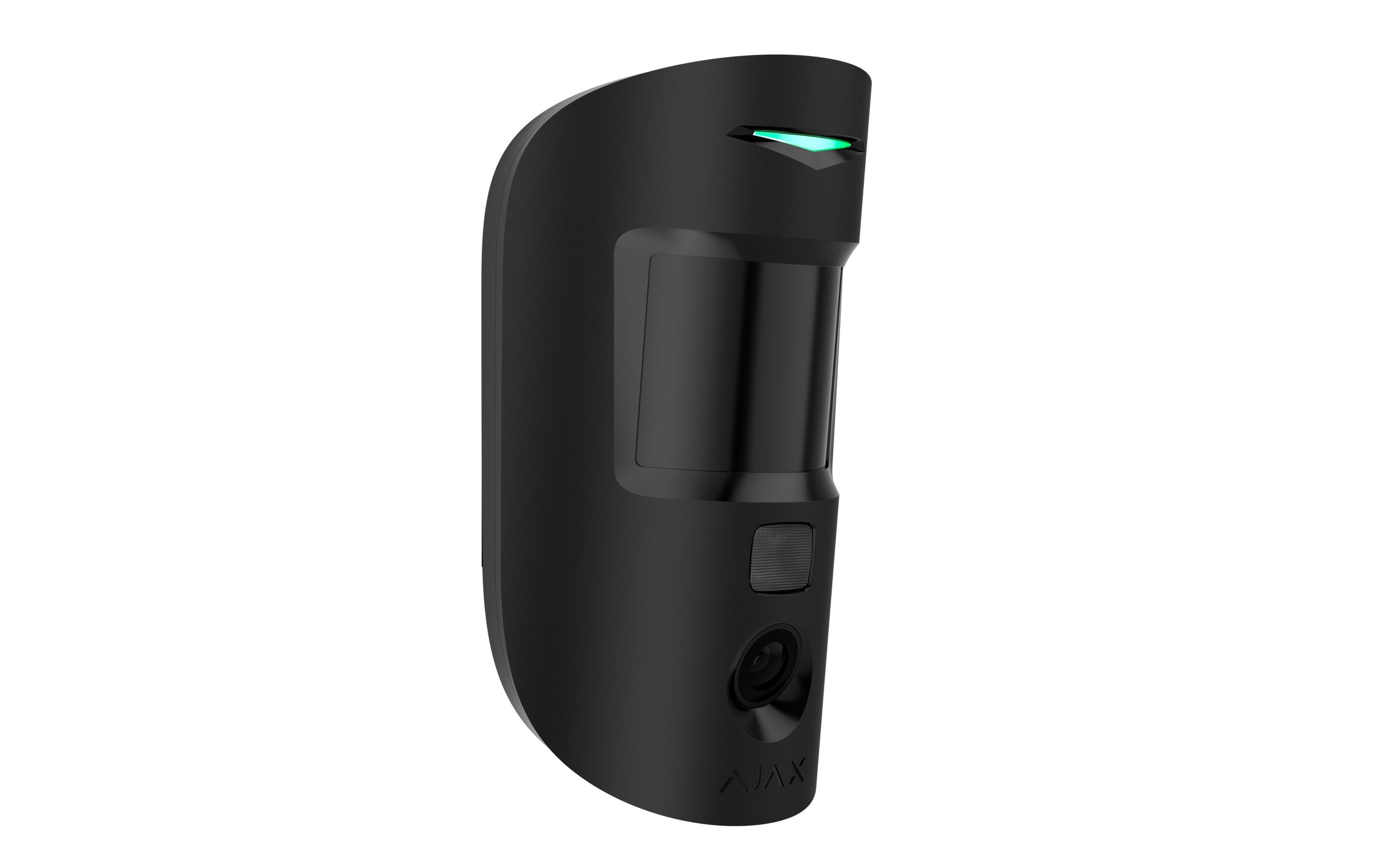 Baseline MotionCam Jeweller Schwarz<br>Kabelloser IR-Bewegungsmelder mit Funktion «Foto nach Alarm»