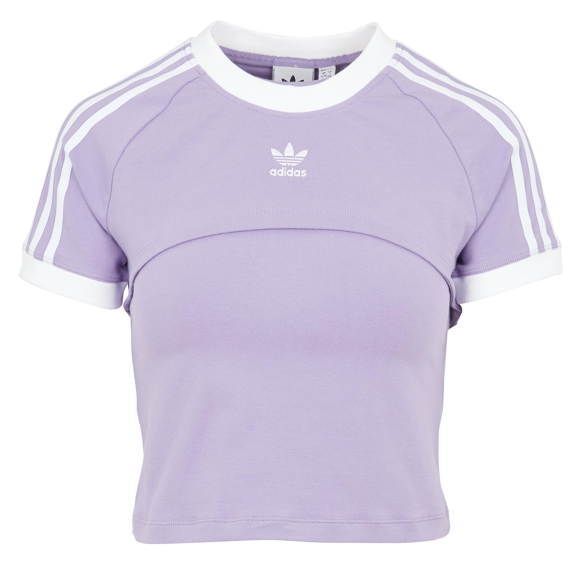 Tee-shirt col rond en coton | Violet