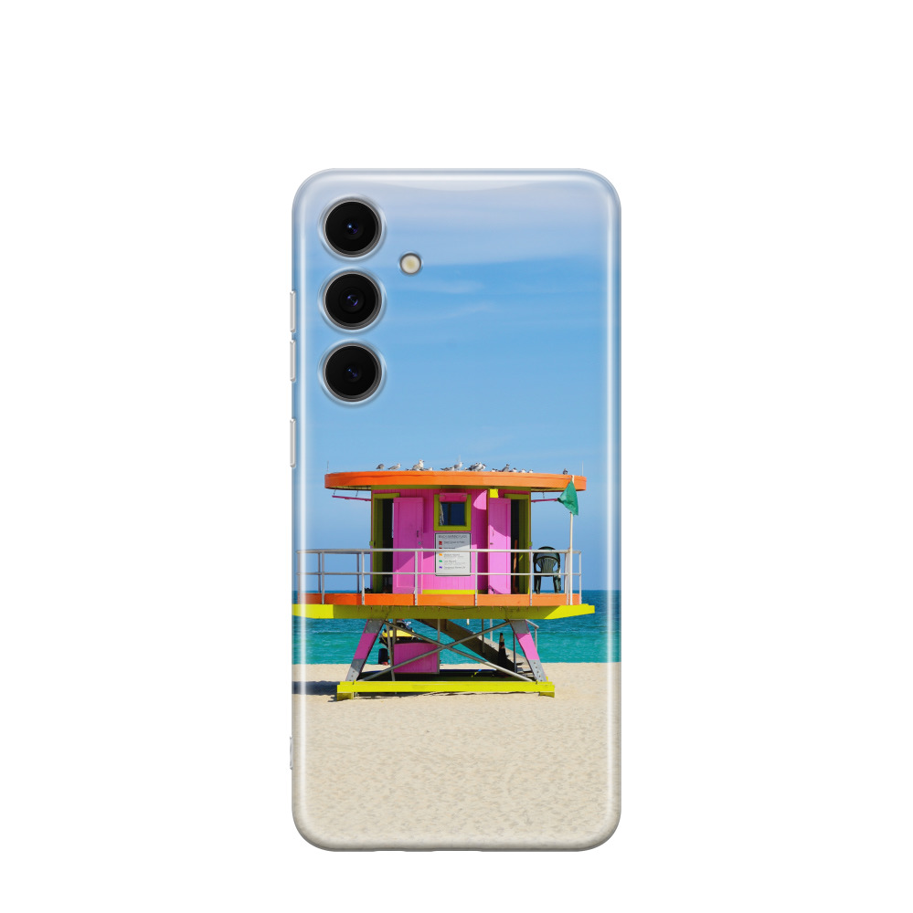 Samsung Galaxy S24 FE Gummi Hülle Sommerstützpunkt - Versch. Farben