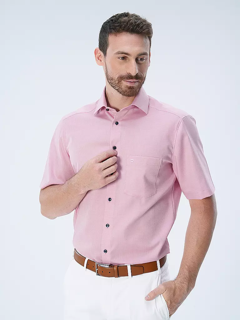 OLYMP Hemd Modern Fit rosa