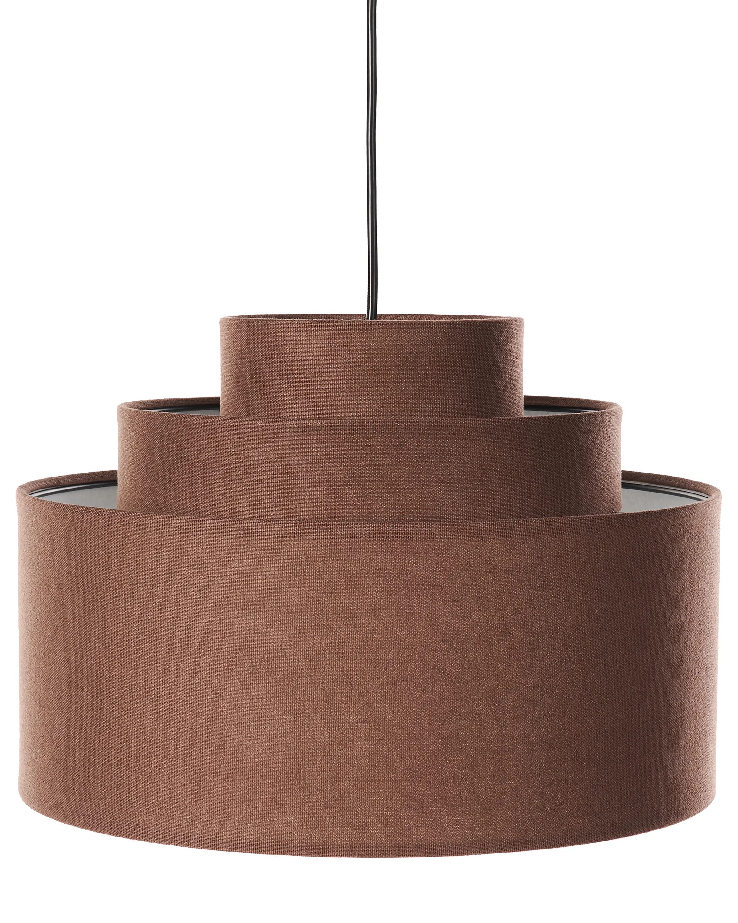 Hanglamp MASPARRO Linnen Bruin