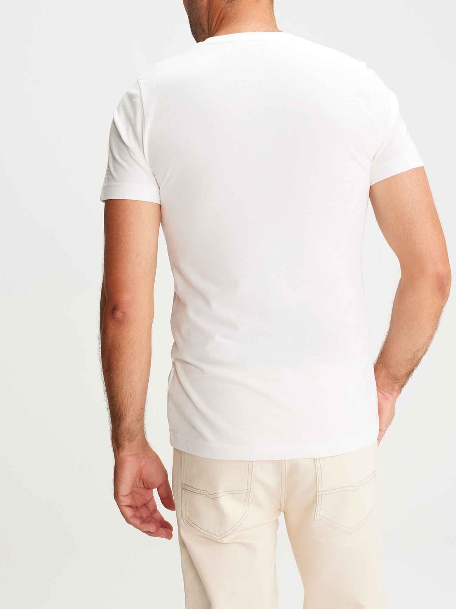 Tee Shirt Homme Manches Courtes Blanc