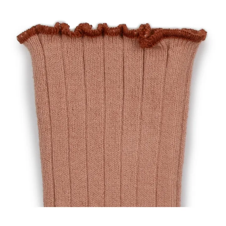 Collégien Chaussettes Delphine | Bois de rose