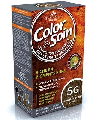 Color & Soin Coloration Châtain Clair Doré 5G