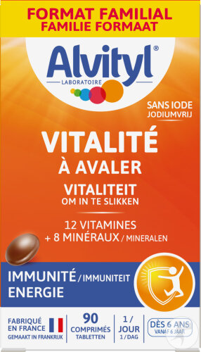 Alvityl Vitalité À Avaler 90 Comprimés