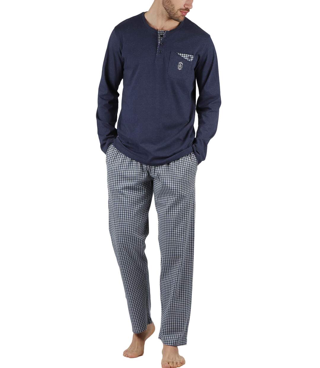 Pyjama tenue d'intérieur pantalon et haut Pata De Gallo Admas
