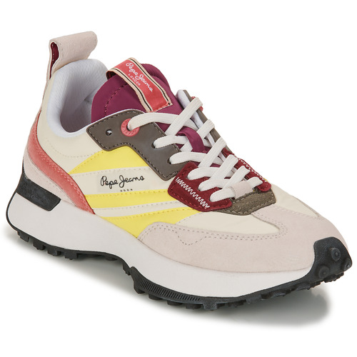 Pepe jeans - LUCKY MAIN - Blanc / Beige / Bordeaux