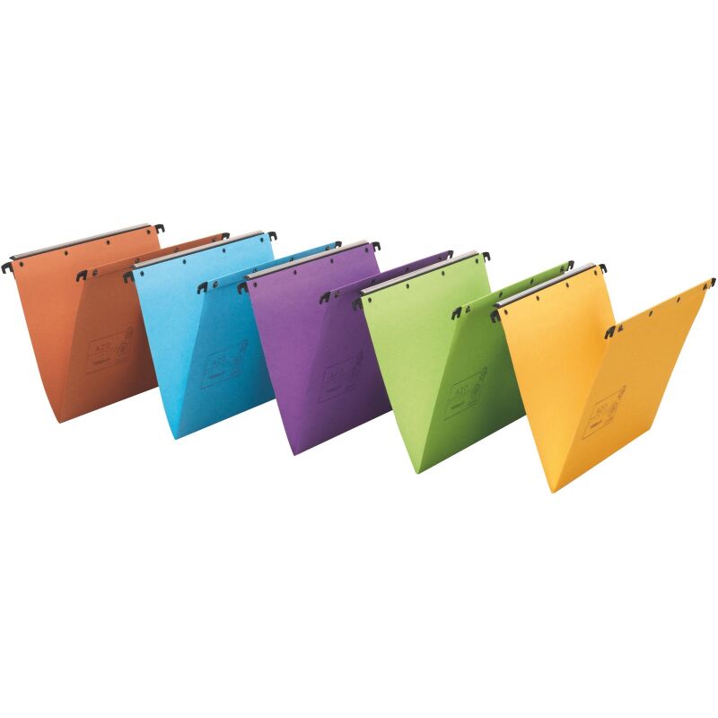 Dossier suspendu pour tiroirs kraft Ultimate AZO Elba fond normal couleurs assorties