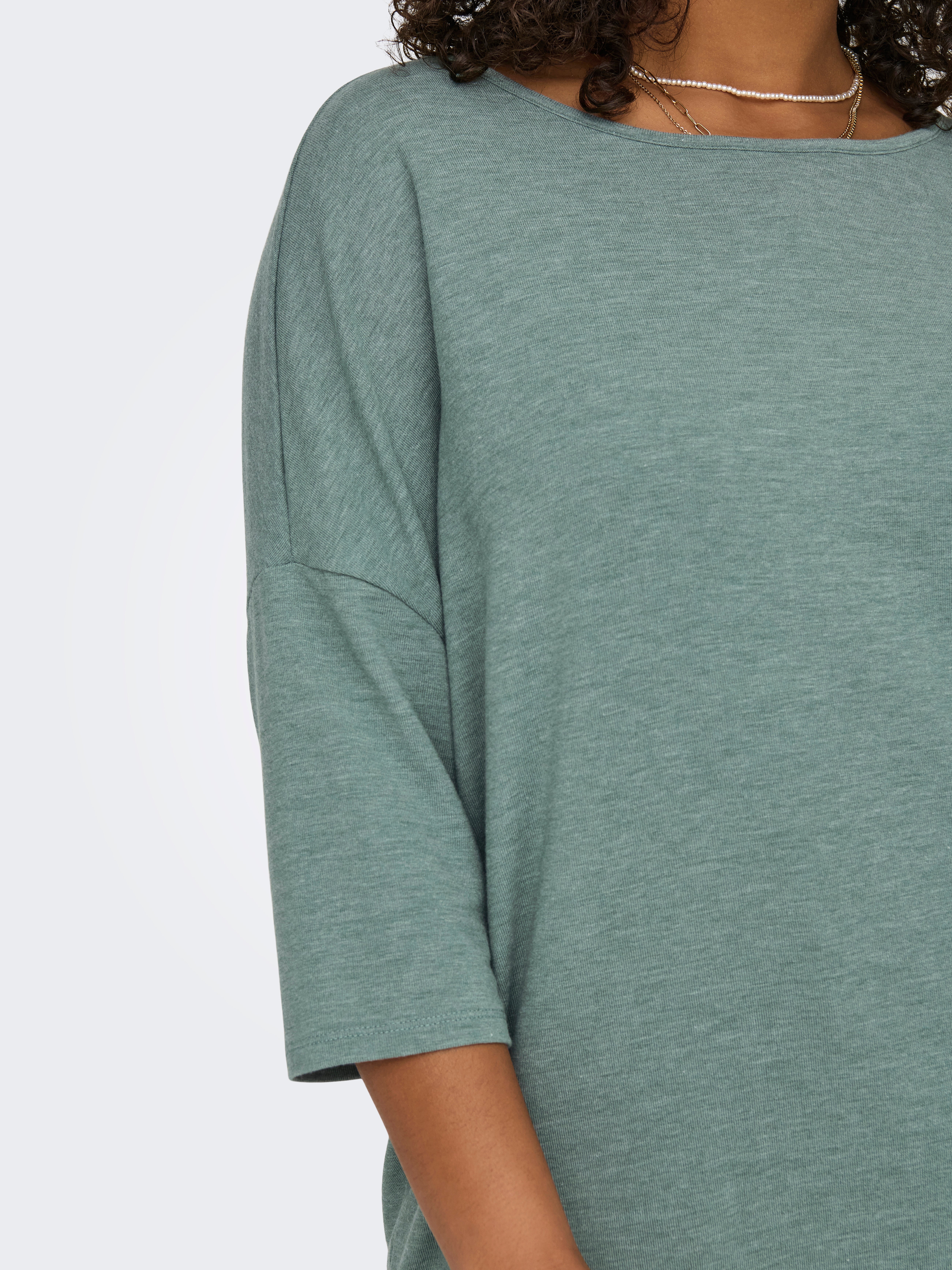 CARLAMOUR Top Chinois Green