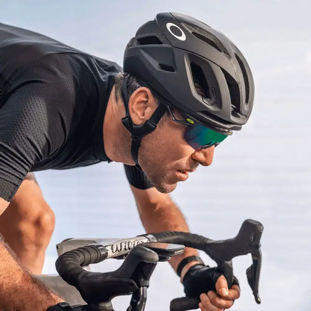 Oakley Sphaera Sport Zonnebril Prizm Road Jade Lens Mat Zwart