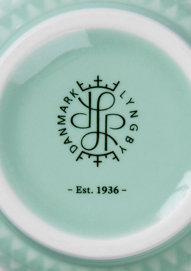 Lyngby Porcelæn Rhombe Color Vase H15 aqua porcelæn Blå