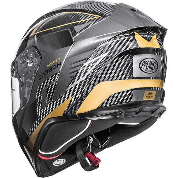 premier - Casque Hyper Carbon TK Carbone / Or / Argent