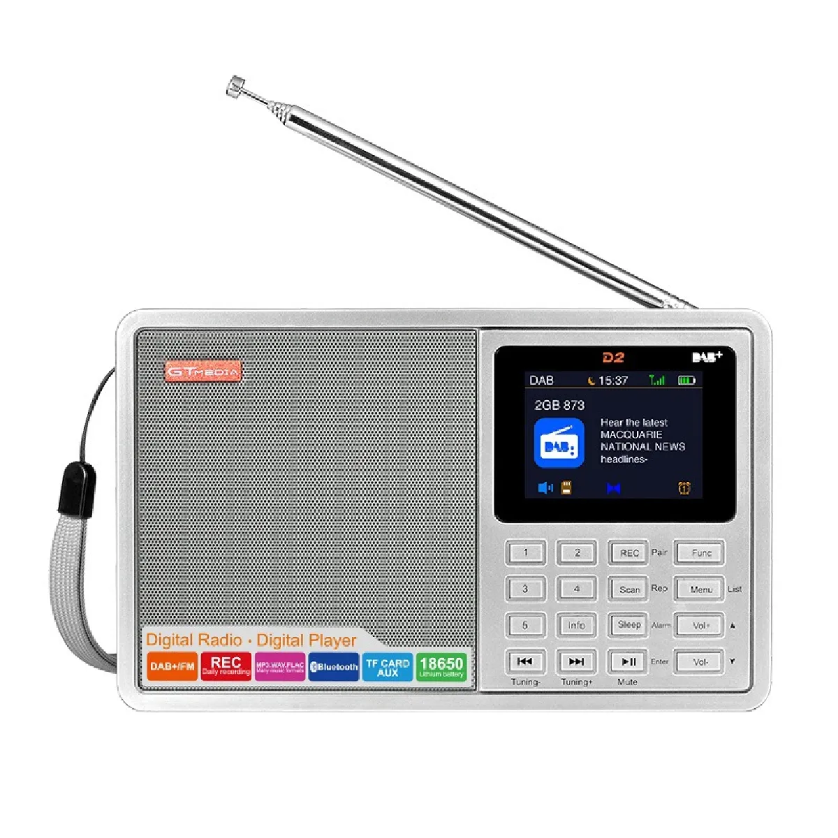 Universal GTMEDIA D2 - Argent