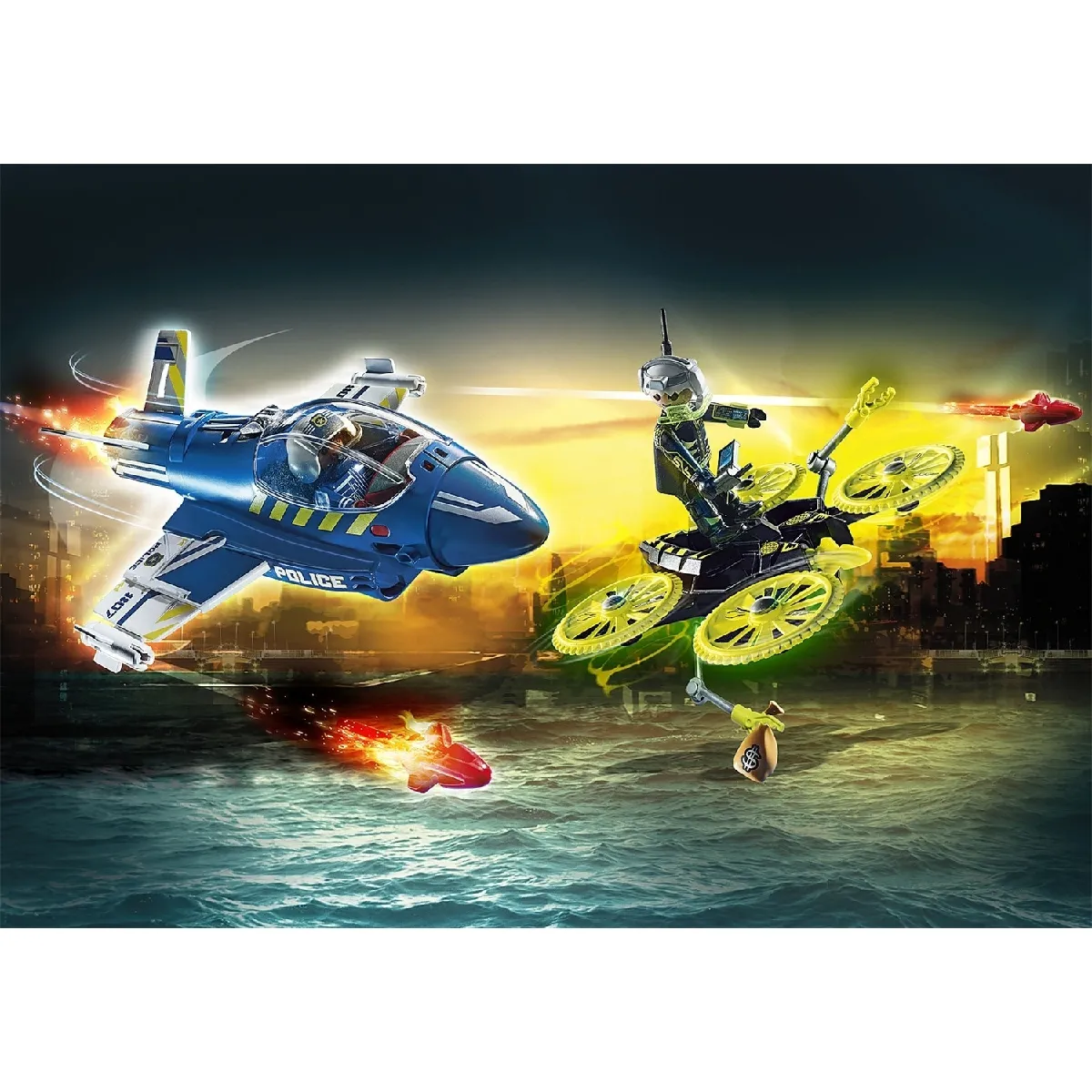 Playmobil® Playmobil 70780 Jet police et drone
