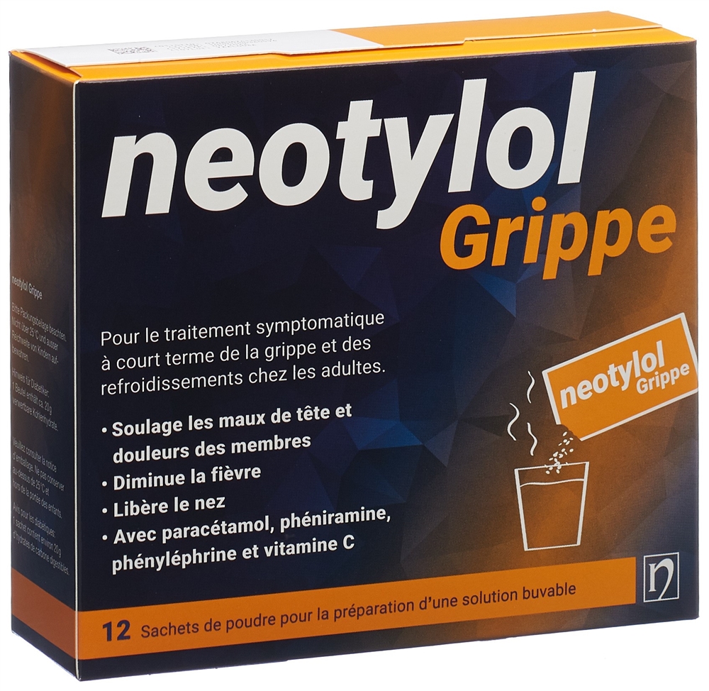 NEOTYLOL Grippe Plv zur Herstellung einer Lösung zum Einnehmen Btl 12 Stk