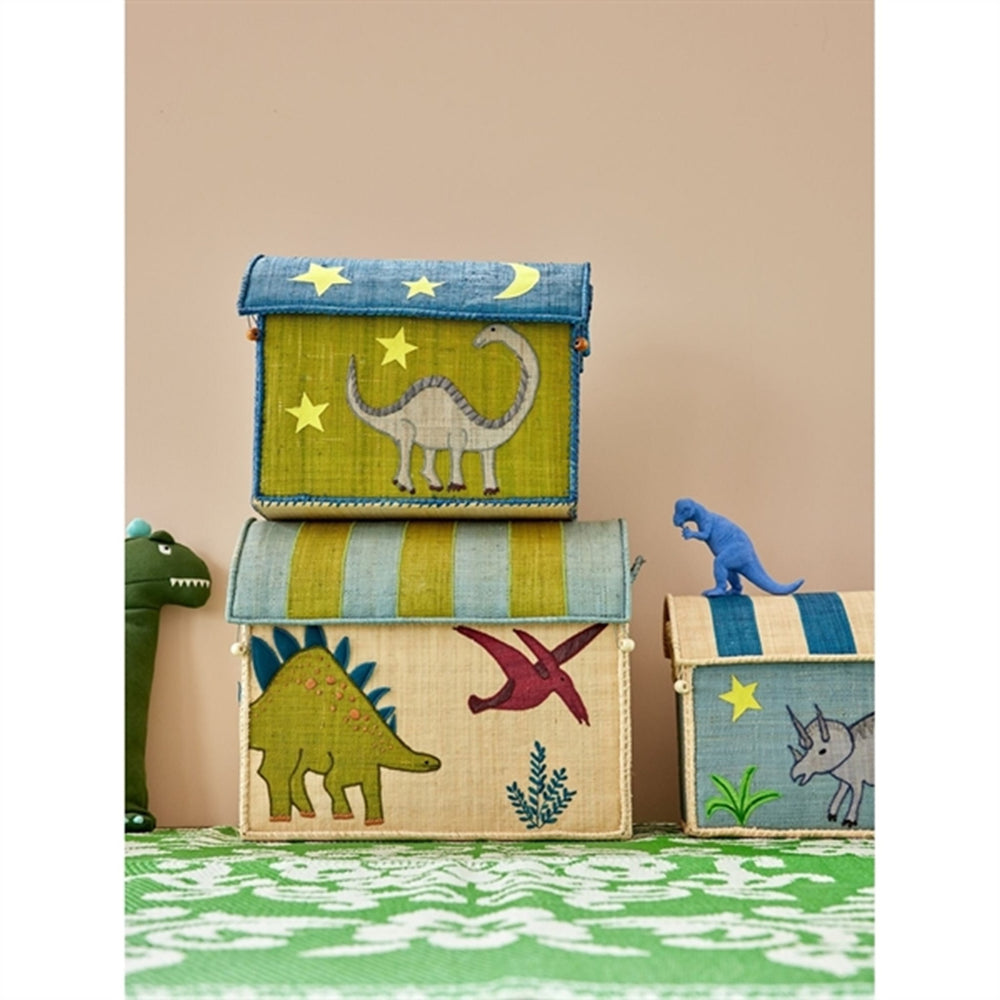 Dinosaur Theme Kurvehus til Opbevaring 3-pak