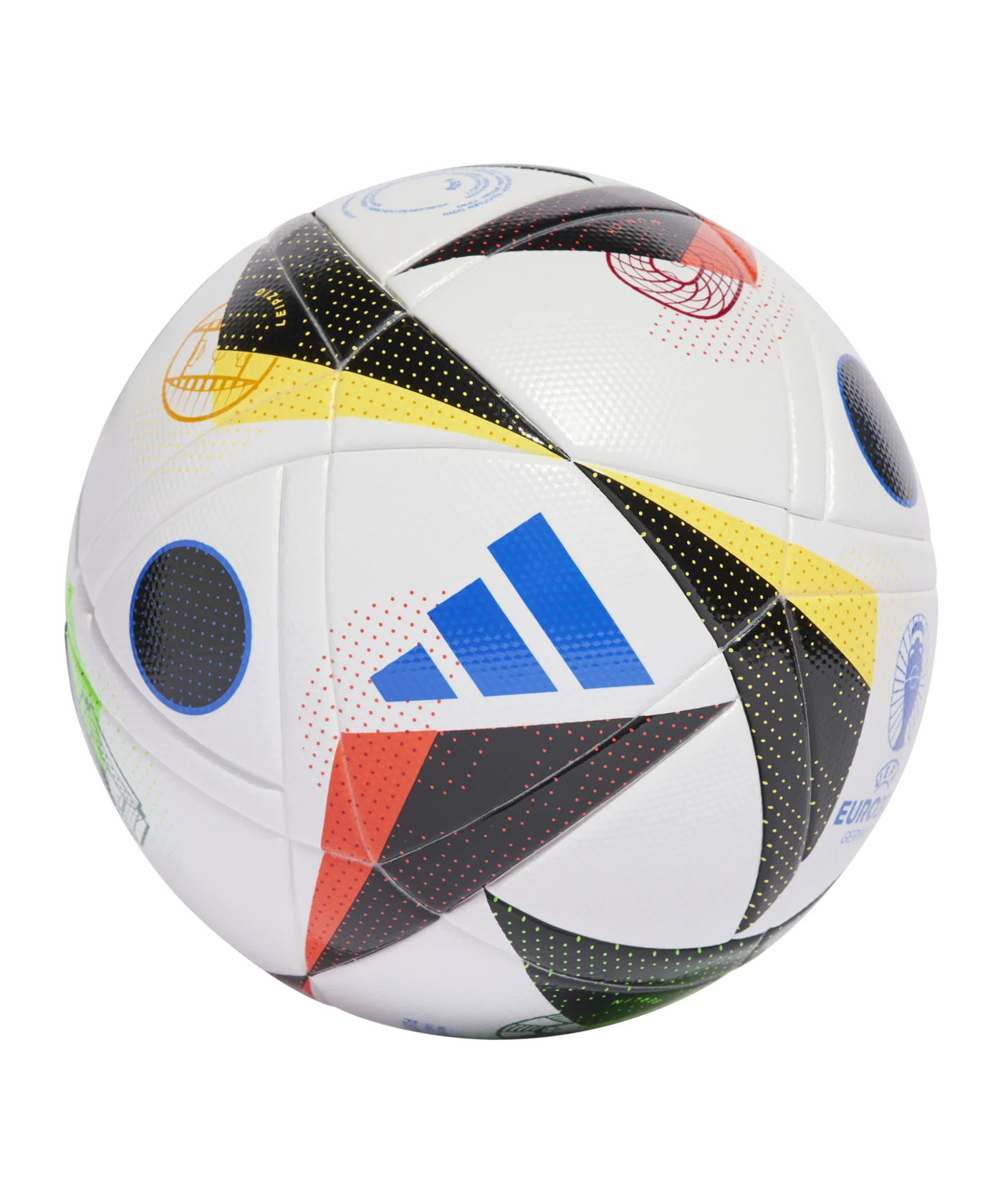 adidas Fussballliebe League EM 2024 Trainingsball Box Weiss Schwarz